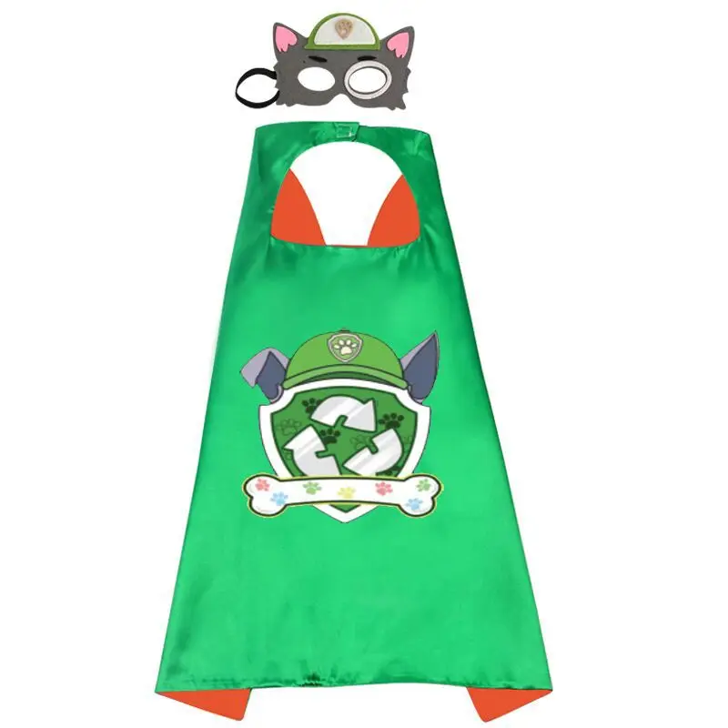 Cute Anime New PAW PATROLToy Set Mask Cloak Cape Cosplay Cartoon Paw Patrol Psi Patrol Halloween Party Decoration Birthday Gift - view 6