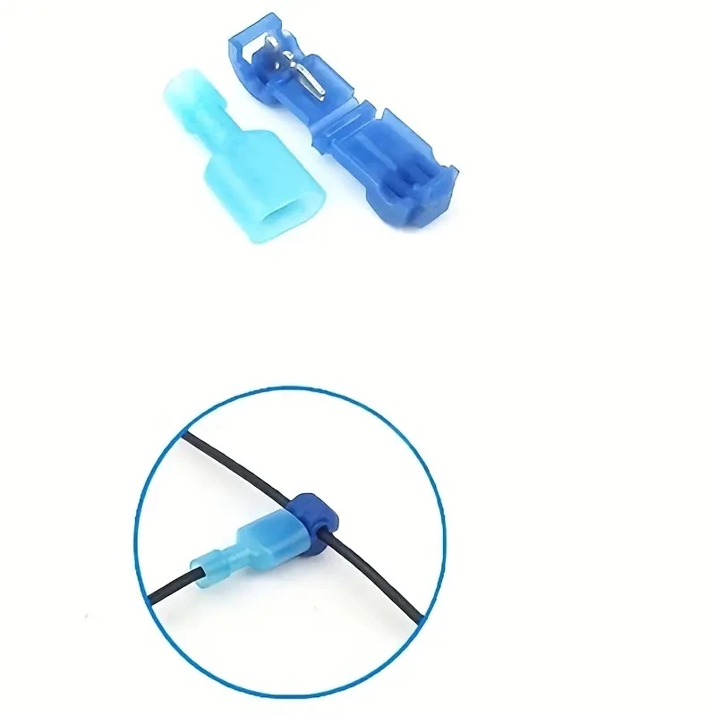 50pcs Quick Electrical Cable Connectors Lock Wire Terminals for Electric Connections, Fast Lead Terminal Connector image 3
