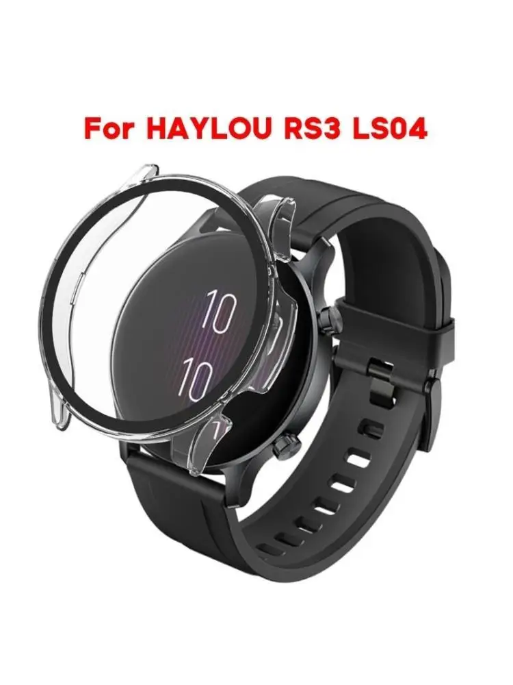 

652F Anti-scratch Protective Case+Screen Protector Suitable for RS3 LS04 Cover with Tempered-Glass Film Smartwatch Hard-Shell