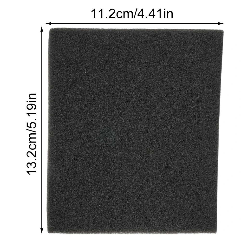 Praktischer schwarzer, hochwertiger Filterschwamm, Staubfilter, Schwamm, Schwamm, Staubsauger, 6 Stück, schwarzer Staubfilter FC8140 FC8142