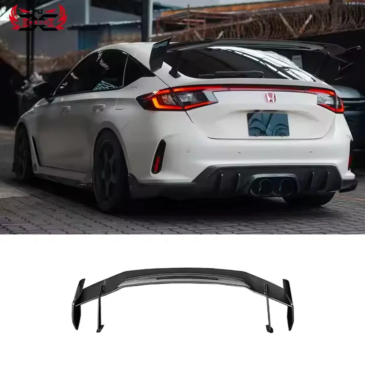 

for Honda Civic FL5 Type R Upgrade AD Style Dry Carbon Rear Spoiler Rear Wing Body Kit