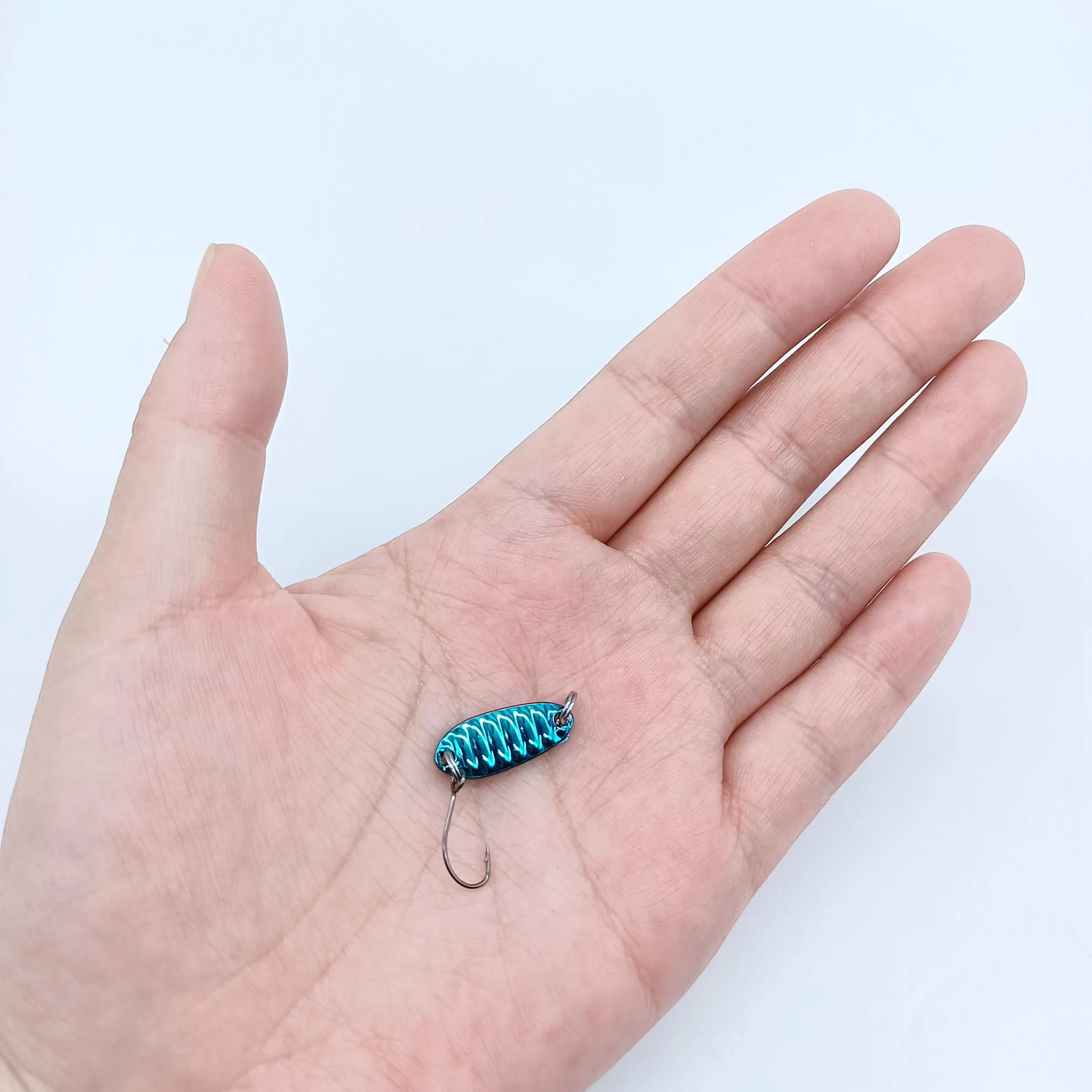 DUODUOYU 1PCS Mini Jigging Angeln Lockt 1,5g/2,5g/3,5g/5g Metall Jig Löffel Köder mit Einzel Haken Künstliche Köder Angelgerät – Detail 7
