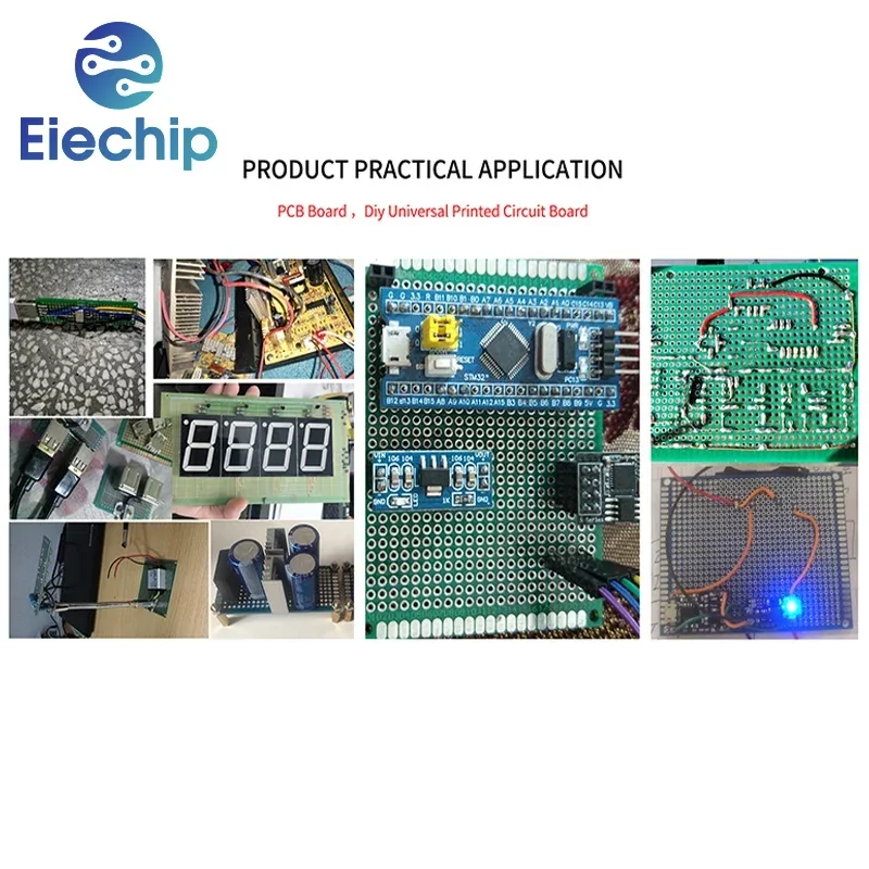 1PCS Single Sided PCB 12*18cm Universal Printed Circuit Board Prototype Breadboard Plate 120*180mm DIY 2.54mm