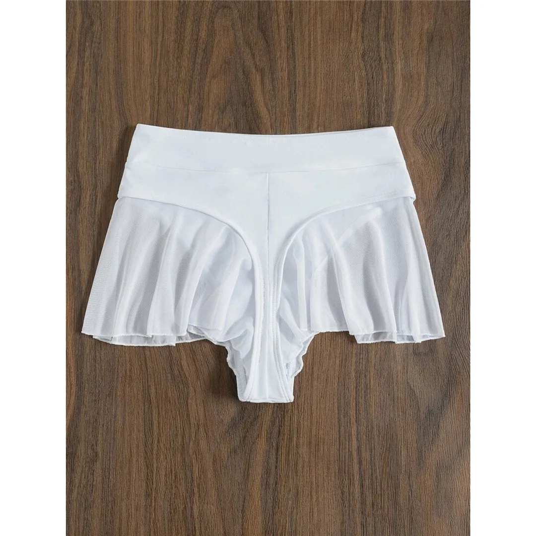 Neue sexy, gerüschte Mini-Micro-String-Bikinihose, Badehose für Damen, Bademode, brasilianische Tanga-Höschen, Unterwäsche V4267 – Detail 20