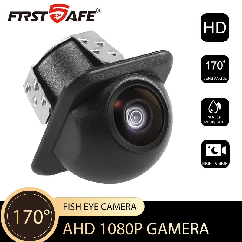 

AHD car front and rear side view camera 170 ° fisheye high-definition night vision waterproof straw hat camera drill bit
