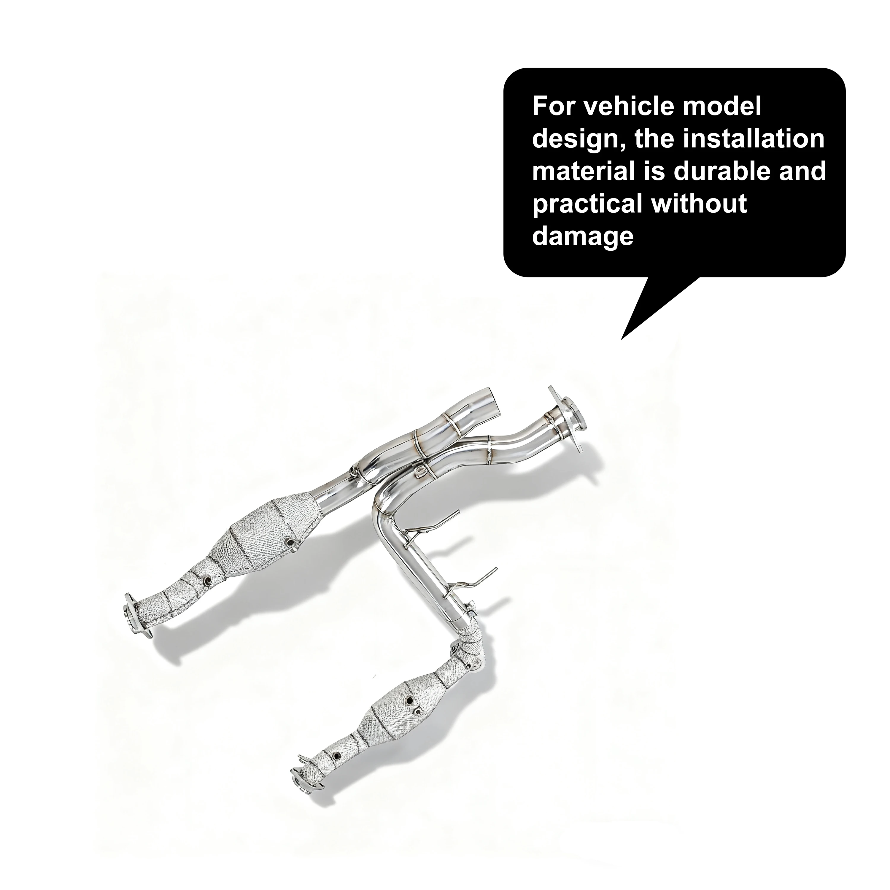 أنبوب عادم ACE عالي الأداء لـ Ford F-150 SVT Raptor 3.5TT ماسورة عادم مع محول حفاز شحن سريع