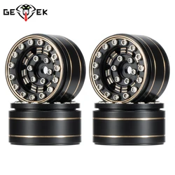 Brass 1.0 Inch Beadlock Wheel Rims Negative Offset SCX24 Weights for 1/24 1/18 RC Crawler AX24 FCX24 K5 Blazer Enduro24 TRX4M