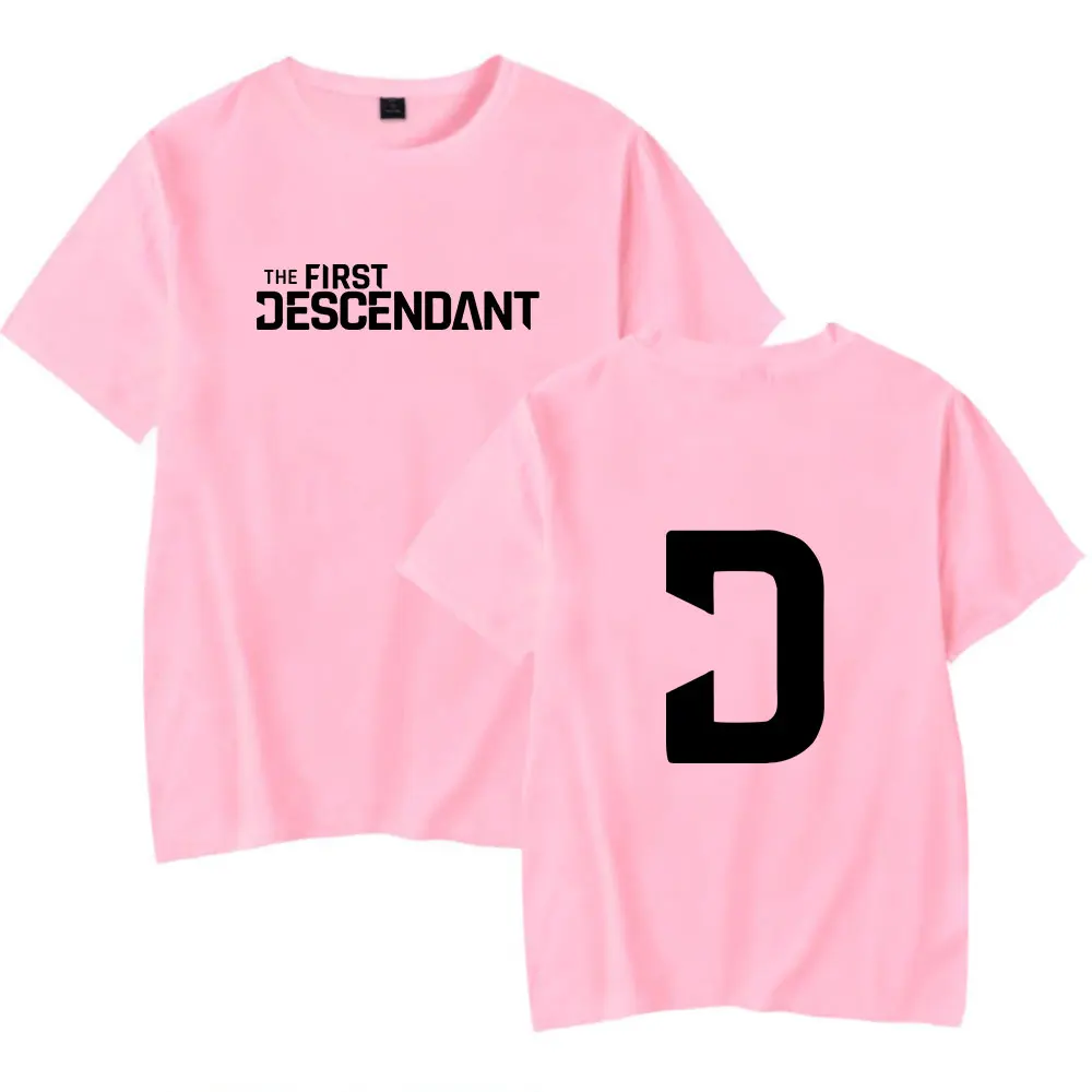 The First Descendant merch cosplay game Tshirt Crewneck Short Sleeve Tshirt Men/women Top