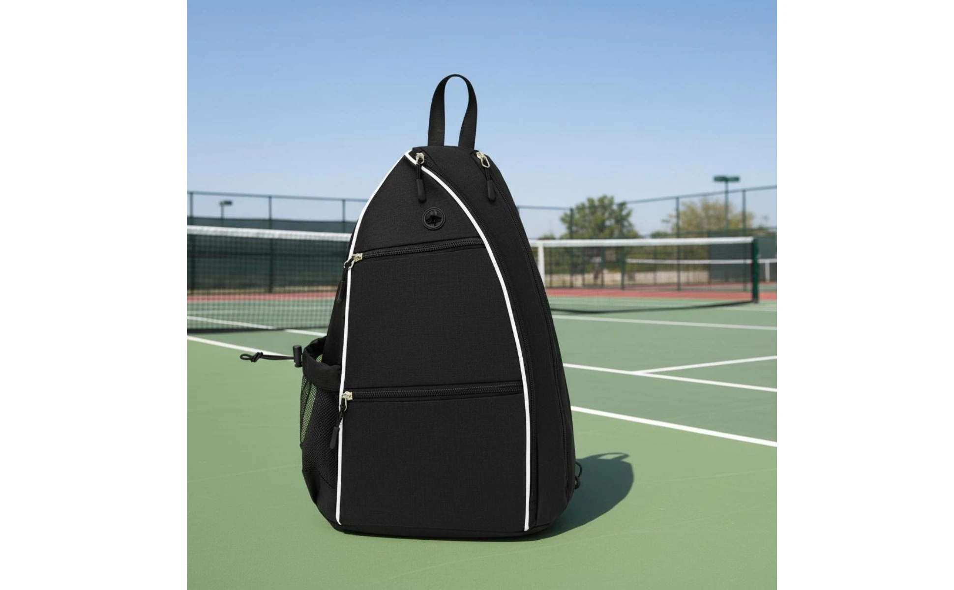 Pickleball Backpack Double-Strap Carry Tennis Backpack Sports Drawstring Bag Lightweight Athletic Gear Breathable Shoulder