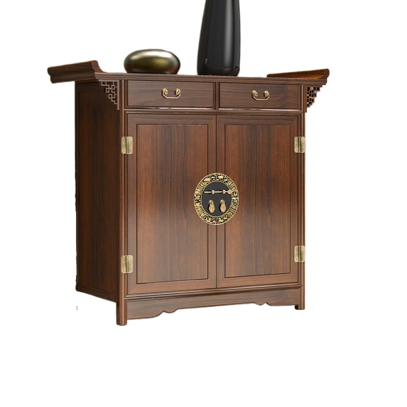 New Chinese Solid Wood Furniture Entrance Case Invisible Safe Office Home Safe