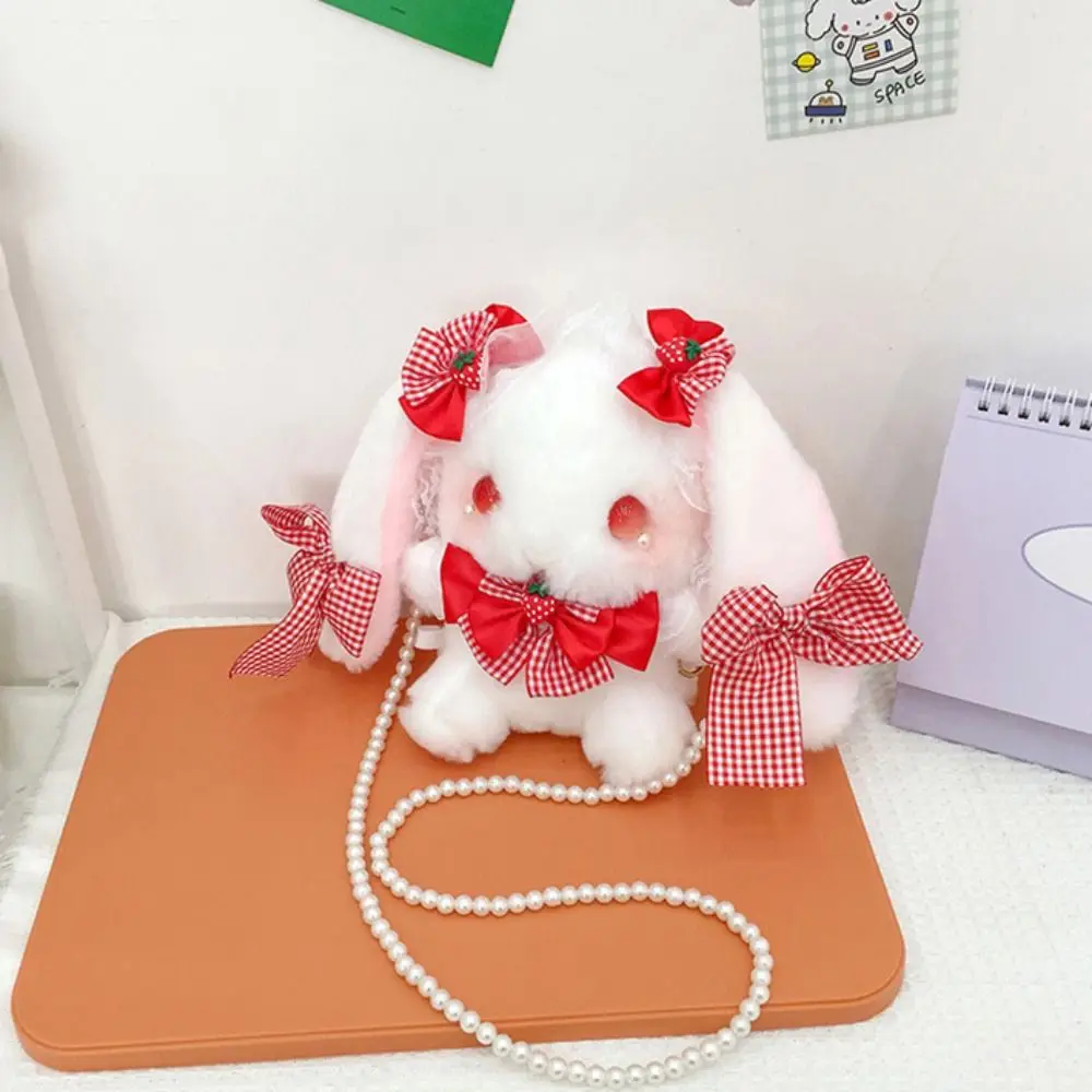 New Bunny Plush Bag Lolita Kawaii Crossbody Bags Sweet Princess Purse