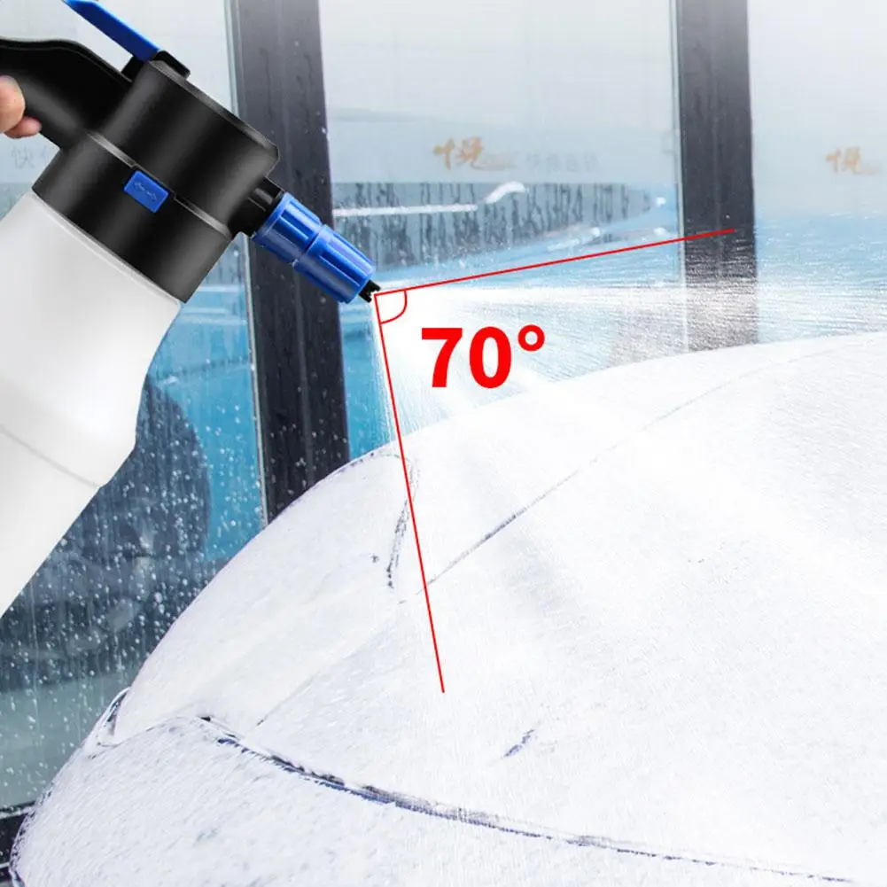 Electric Foam Sprayer For Car Wash USB 2600mAh Lithium Battery Foam Lance EnduranceCar Wash Towel Foam WashFoam Generator 1.5L