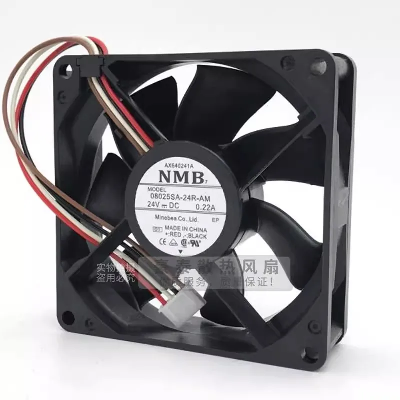 New Cooler Fan for NMB 08025SA-24R-AM 24V 0.22A 8cm 8025 Inverter Fan 80 * 80 * 25MM