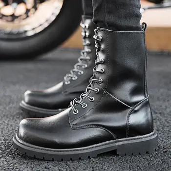 8 best sales Botas de piel auténtica para hombre - №5