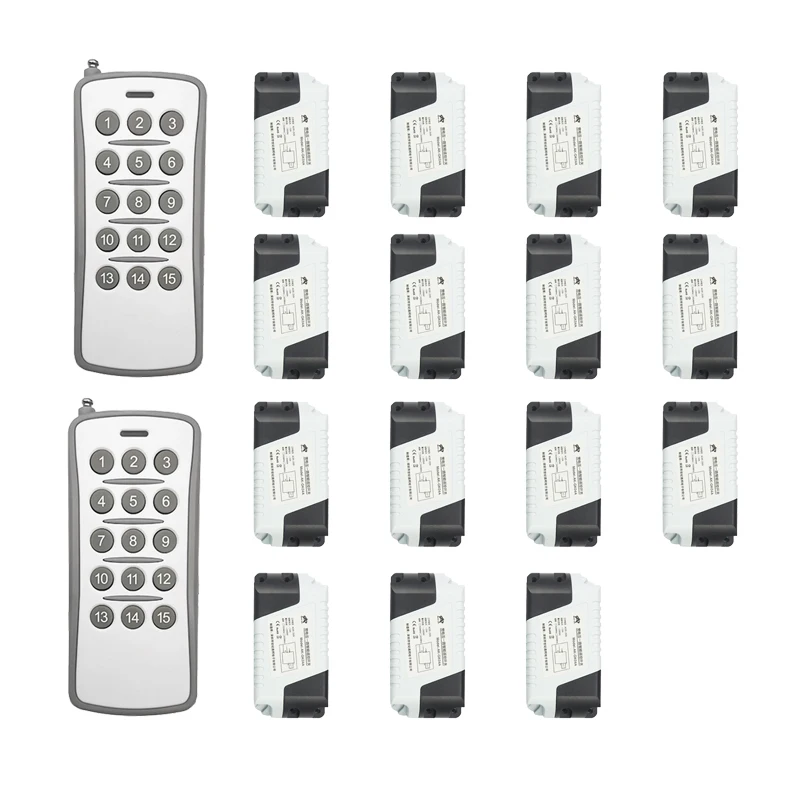 

AC 85V 110v 220v 230v 240V 1CH Wireless Remote Control Switch transmitter and receiver lighting smart home power on and off