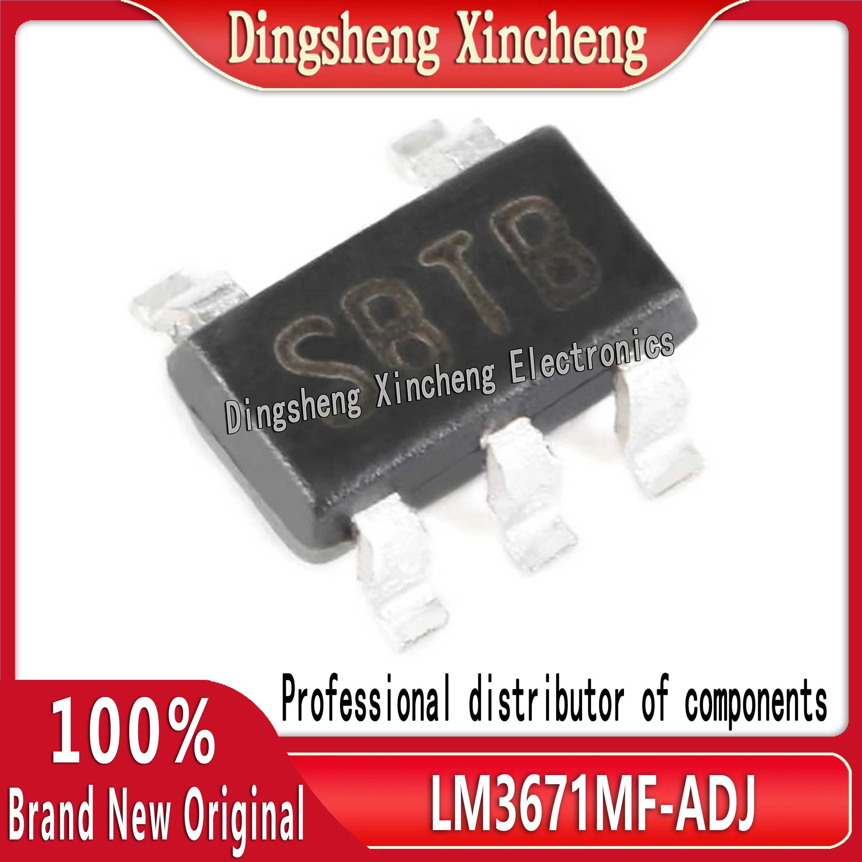 Chip conversor DC-DC, original, genuíno, LM3671MF-ADJ, SOT23-5, 600mA, 2MHz