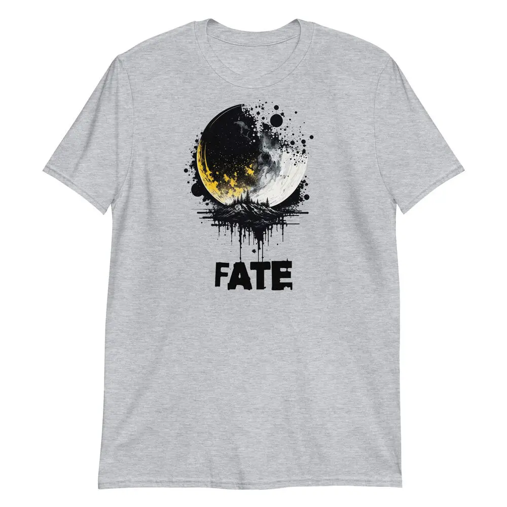 T-Shirt Seize Your Fate with this Stunning Moon and Star Tee Shirt Design  High Quality 100%Cotton Short Sleeve