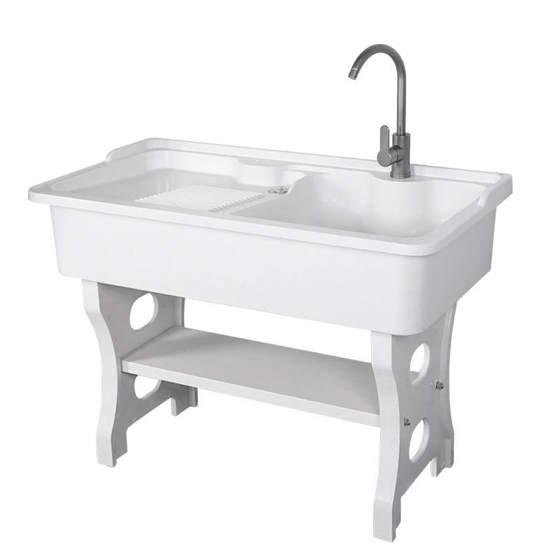 

Ослепительный ночной серый кварцевый каменный бассейн для внутреннего и наружного использования, домашний балкон, двор с раковиной для стиральной панели, встроенная раковина для раковины