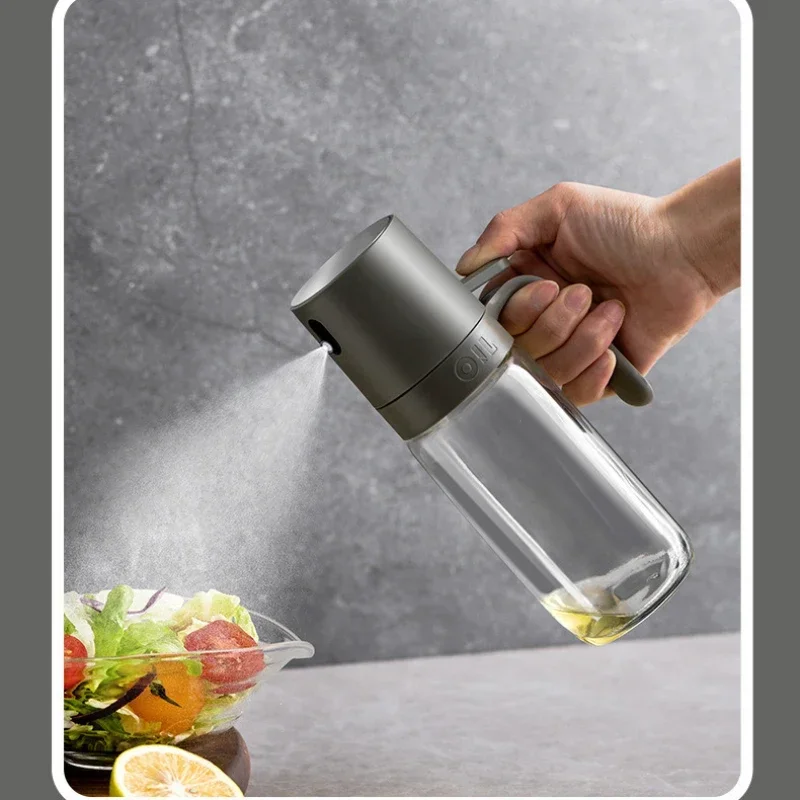 

Oil Bottle Dispensers Spray Type 250ml Olive Oil Sprayer Mister for Air Fryer Salad Glass Bottle for Kitchen Cooking Baking,1PC