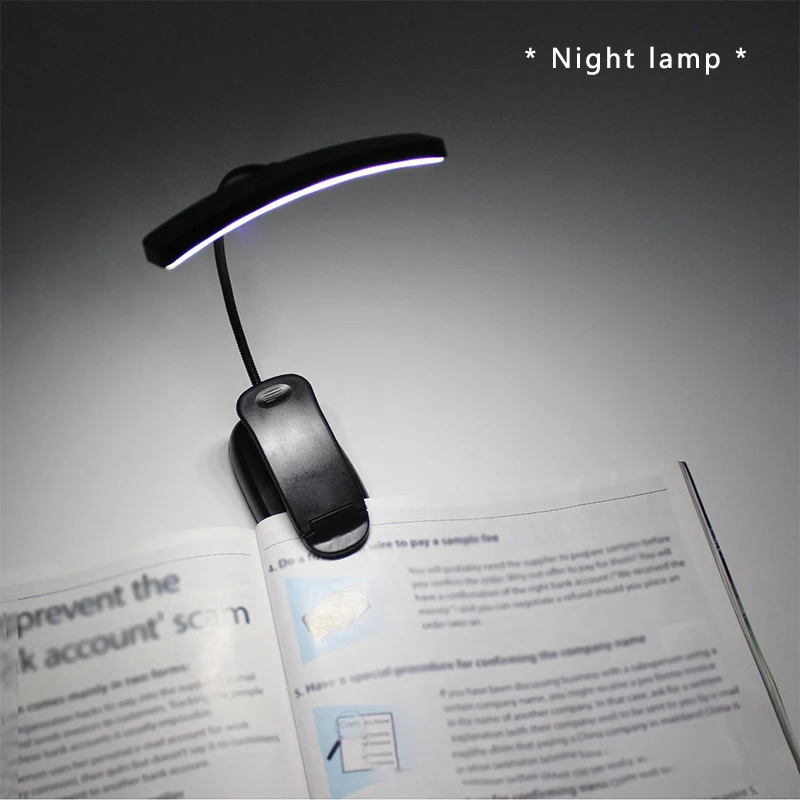 Eye-care Multi-purpose And Versatile Energy-saving Study Lamp Innovative Flexible Gooseneck Piano Desk Lamp Clip-on Design