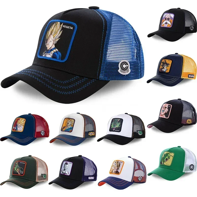 Dragon Ball Z Men's Caps Goku Hat Men's and Women's Baseball Caps Summer Sun Visor Gift Cap Apparel Accessories