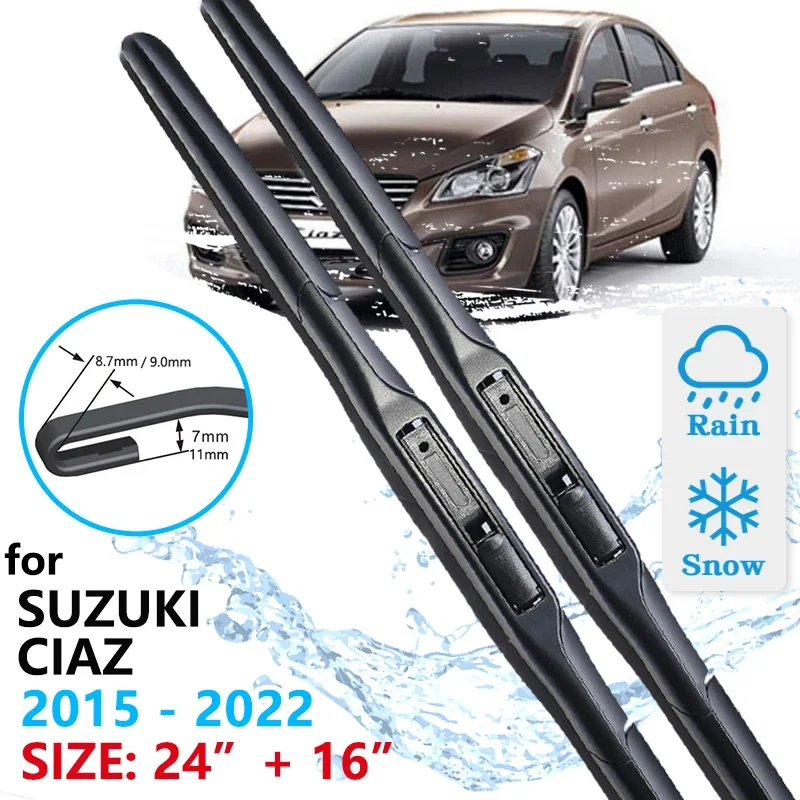 

Car Front Wiper Blade For Suzuki Ciaz Toyota Belta VC 2015~2022 Windscreen Windshield Wipers Windows Accessories 2021 2020 2019