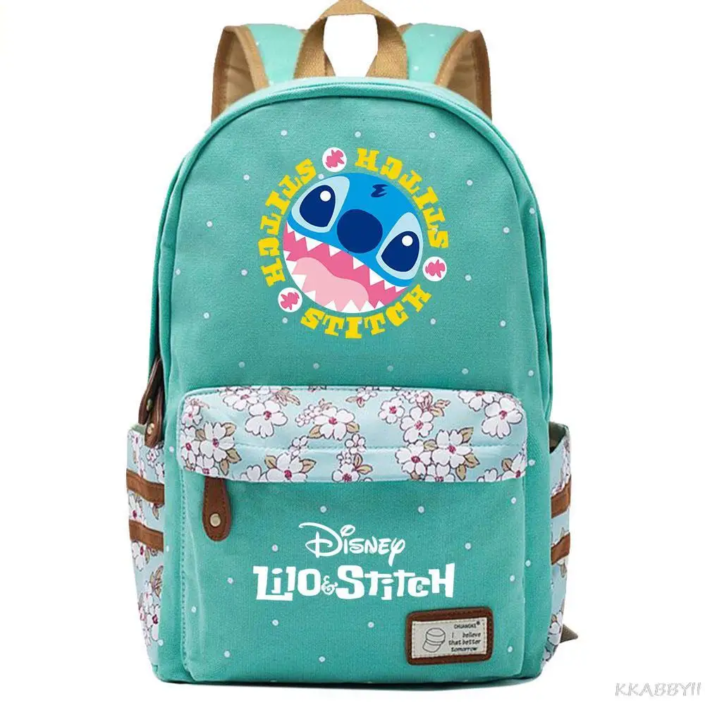 Disney Stitch Backpack School Bag Cartoon Backpack Travel Backpack Student School Bag Boys Girls Backpacks