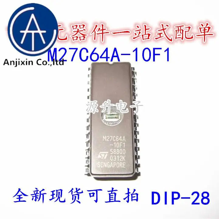 5PCS 100% orginal new M27C64A-10F1 M27C64A memory IC chip DIP-28