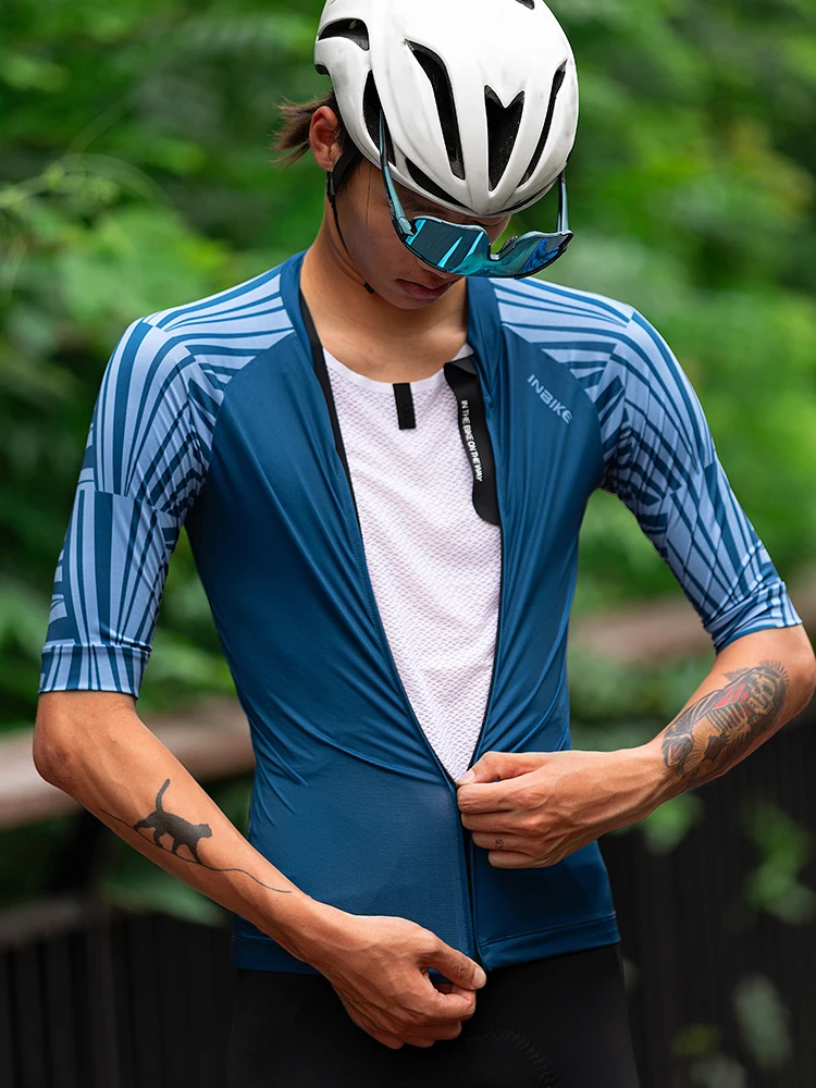 AliExpress INBIKE Inbike Men's Summer's Cycling Short Sleeve Breathable Bicycle MTB Jersey Outdoor Road Bike Cycling Shirt