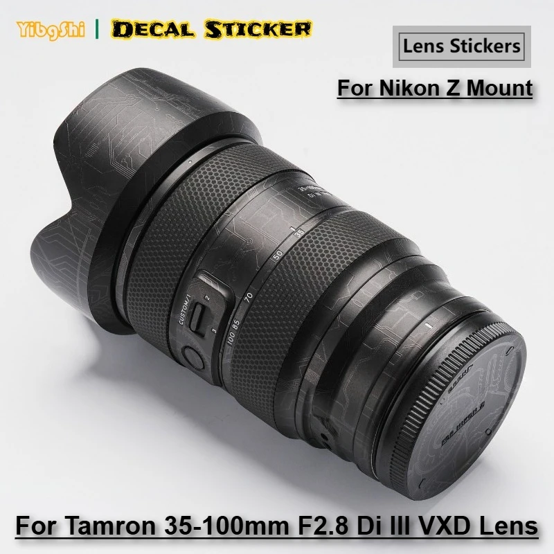 

For Tamron 35-100mm F/2.8 Di III VXD For Nikon Z Mount Lens Sticker Body Protective Anti-Scratch Decal Skin Protector Coat