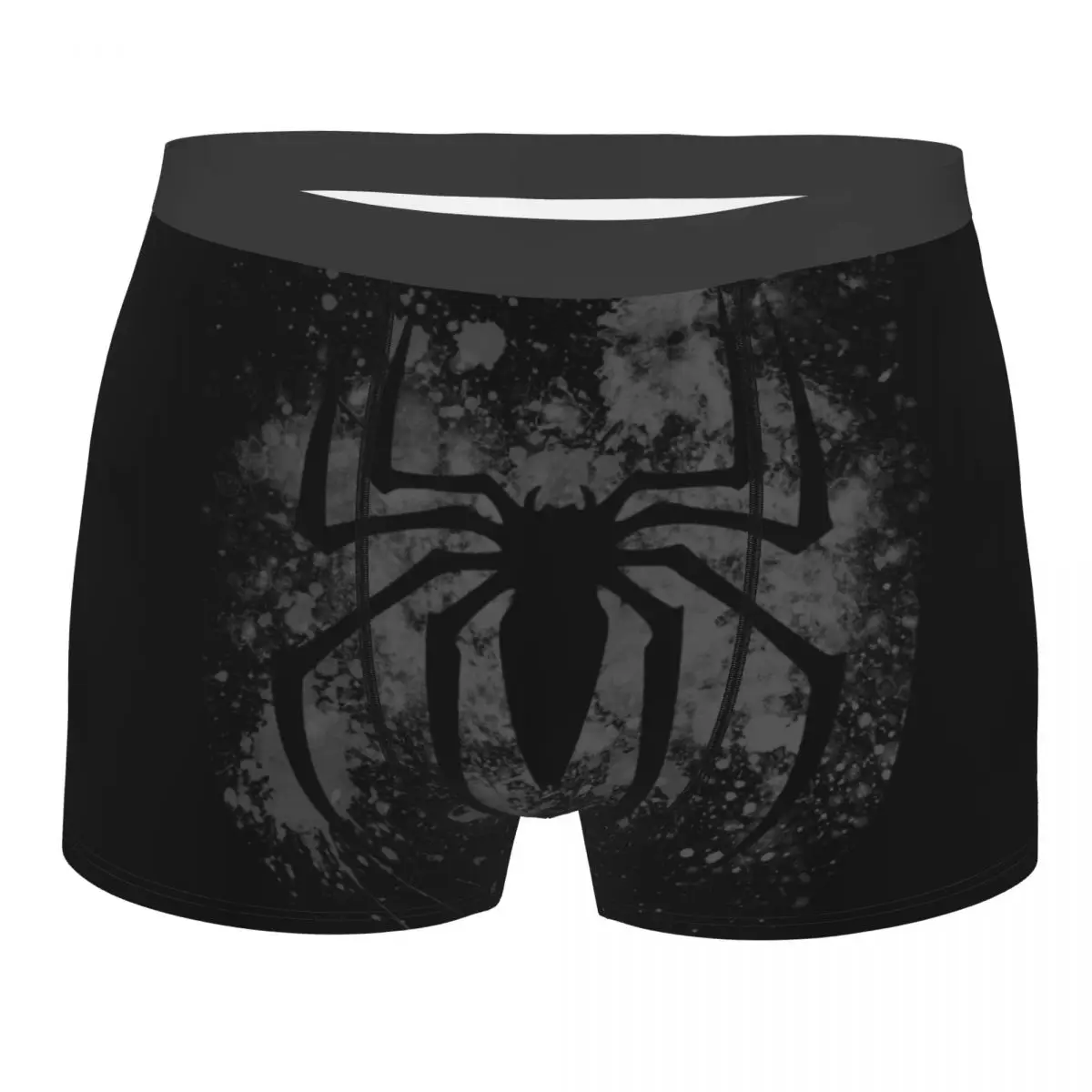 Spider Man Spider Logo Boxer Shorts For Homme 3D Print Underwear Panties Briefs Stretch Underpants