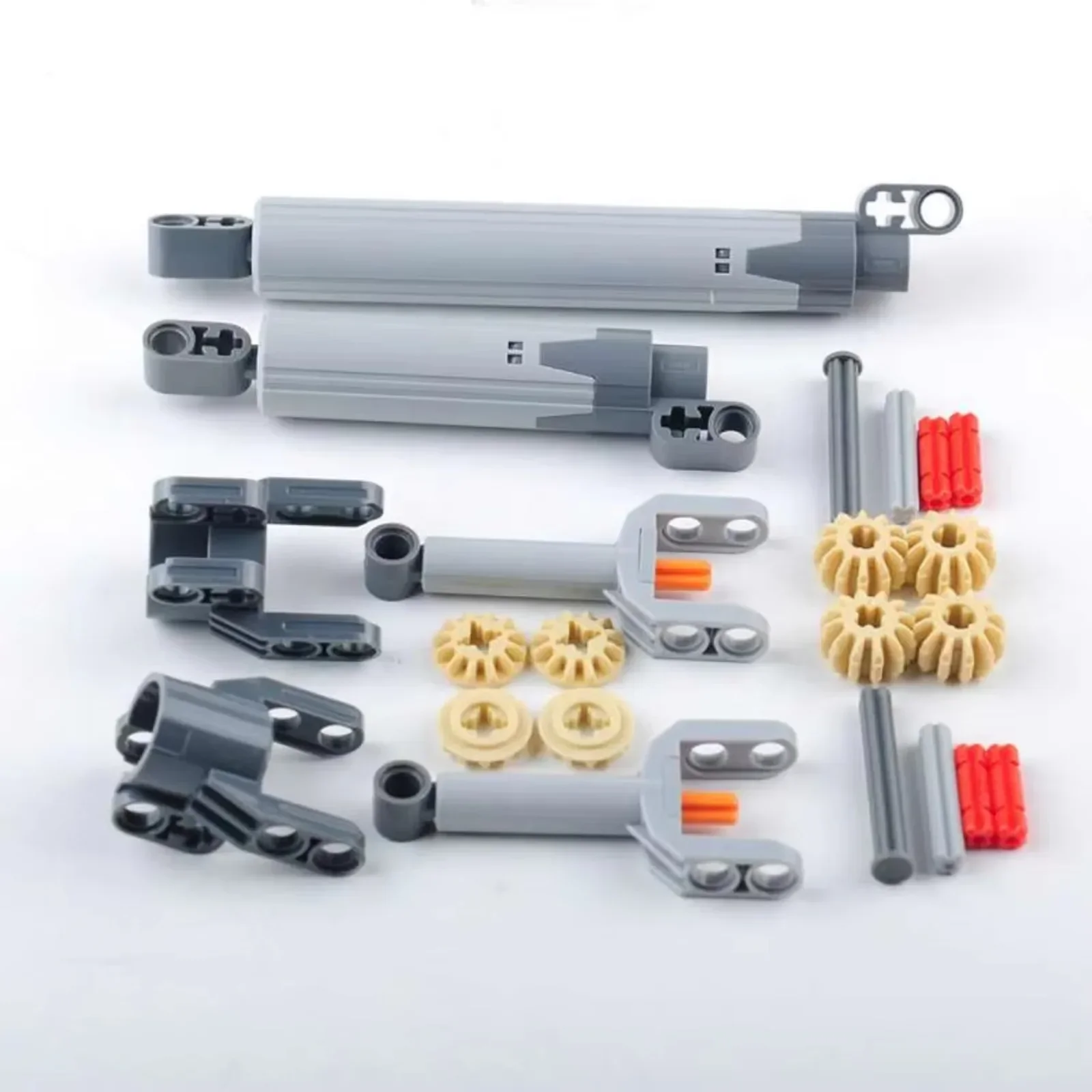 MOC 22PCS Push Rod Set Linear Actuator Components for Model Building Robotics Construction