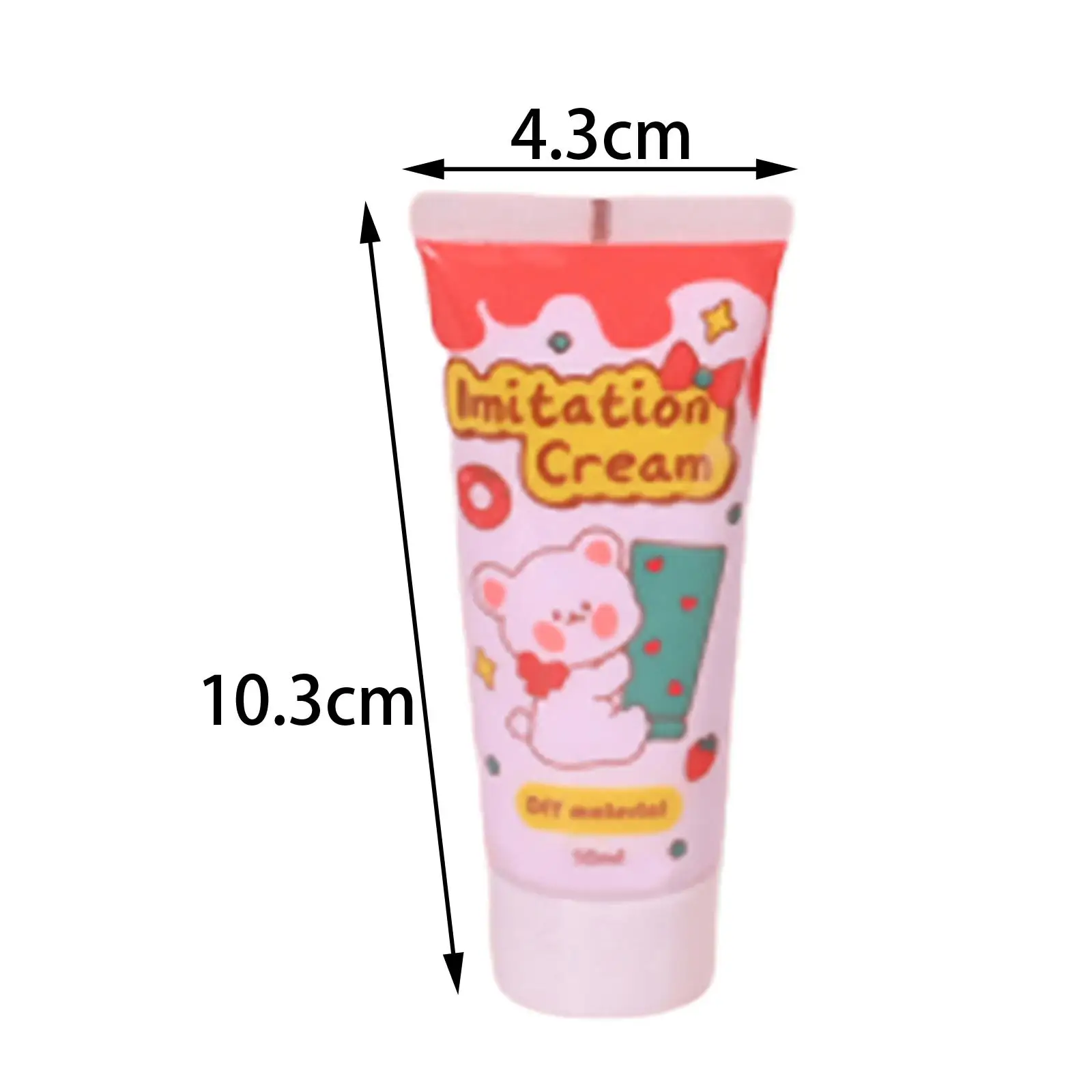 6Pcs Cream Adhesive DIY Phone Case Simulation Whipped Cream Glue Set Cream Clay Glues for Phone Shell Crafting Jewelry Making