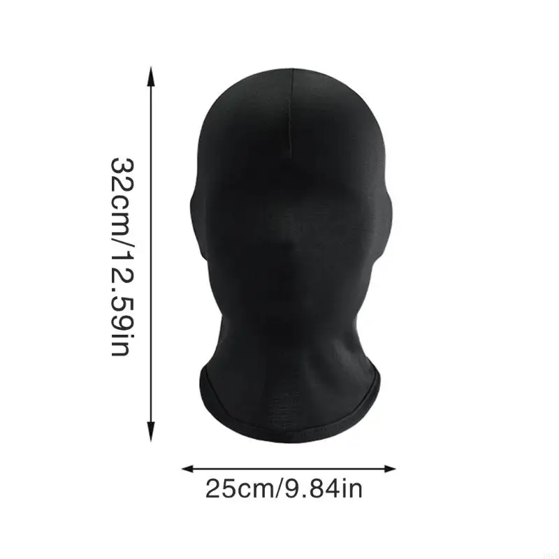 195E Spooky 3 Hole Beanie Hat Mask Mask Halloween страшная балаклава костюм черный