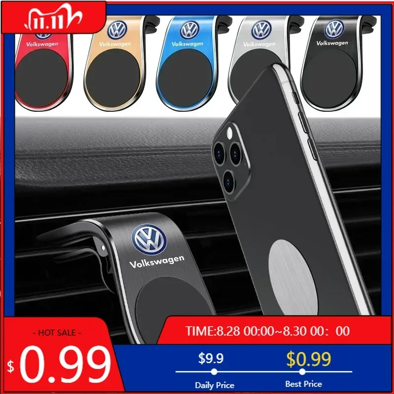 

Hub Caps Metal Magnetic Car Phone Holder for Volkswagen GOLF 5 Tiguan Polo Golf 6 Golf 7 Jetta Accessories styling