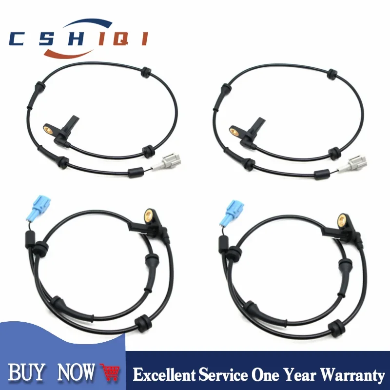 47911-AV700 4PCS Front Rear L/R ABS Wheel Speed Sensor For Nissan Primera P12 1.6 1.8 2 47910-AV700 47901-AV700 47900-AV700