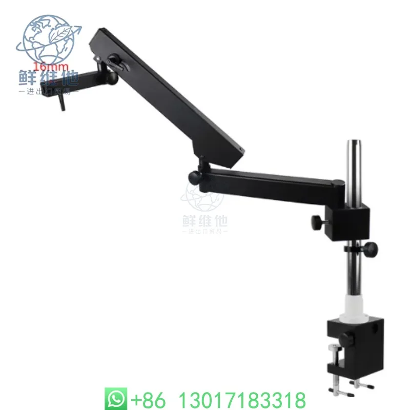 

76Mm Focusing Bracket 25mm 32mm Column Clamp on Rocker Arm for Trinocular Binocular Stereo Microscope Stable Support