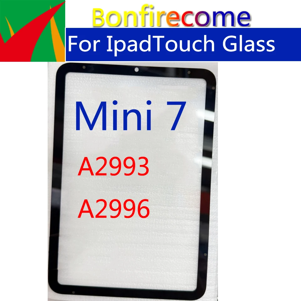 New For Ipad Mini 7 Touch Screen Panel Tablet A2993 A2996 Front Outer LCD Glass Lens Replacement