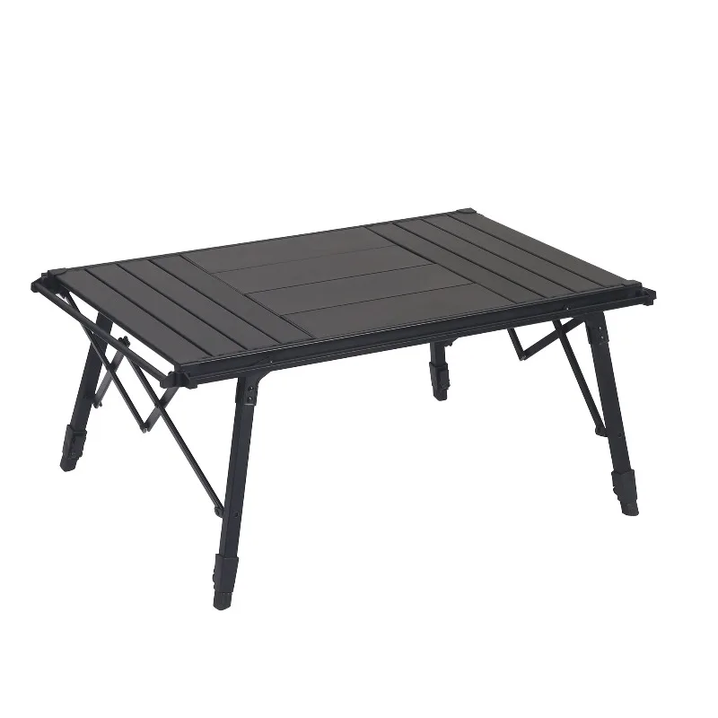 

Outdoor aluminum table can be lifted, camping egg roll table outdoor mobile kitchen table surrounding stove