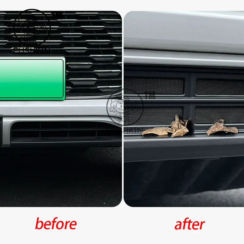 For BYD Sealion 5 DM-i 2025 2026 SONG PRO 2024 Car Insect Proof Net Protective Cover Front Bumper Dust-proof Grille Cover
