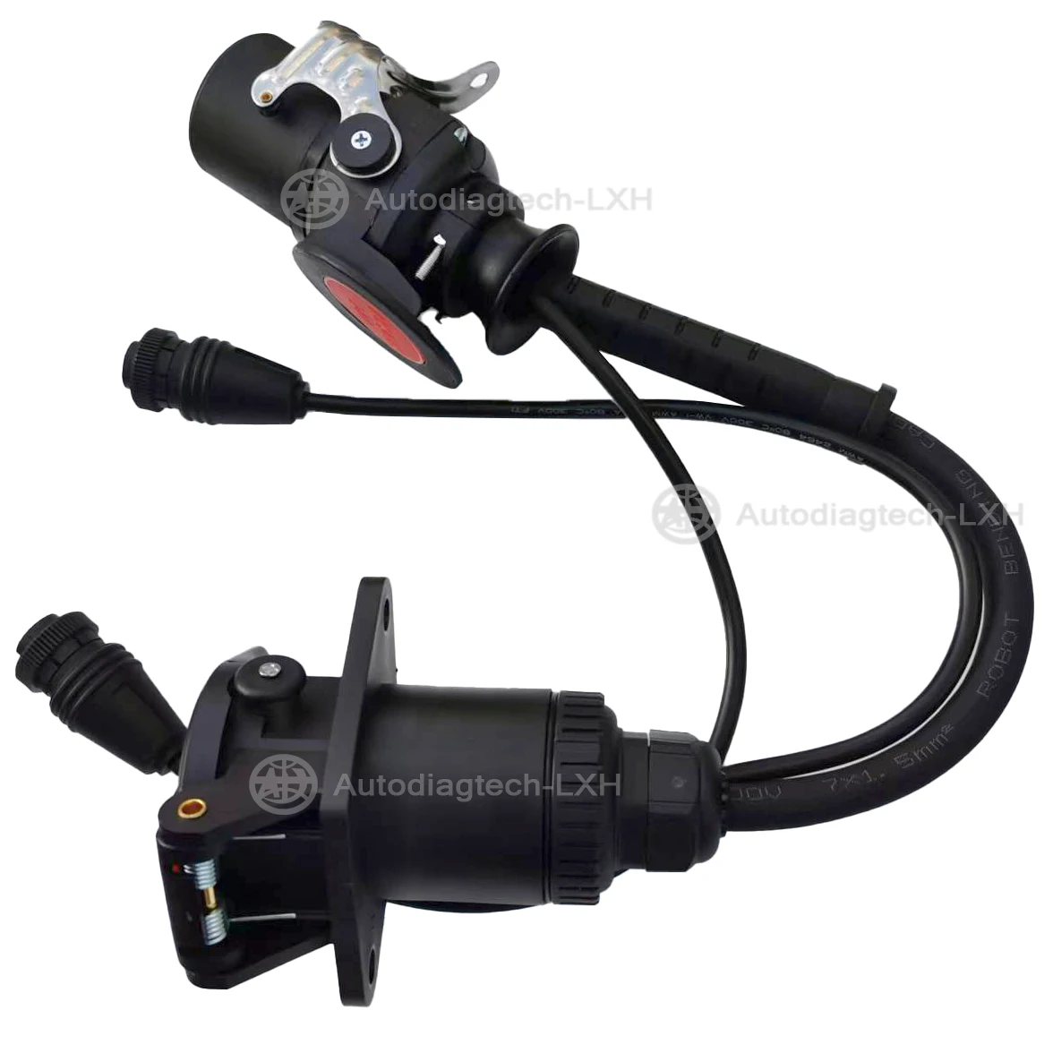 ل مقطورة ISO 7638 كابل شاحنة الثقيلة 7pin 9pin موصل التشخيص ل WDI ل WABCO CAN 24 فولت EBS/ABS محول التشخيص #3