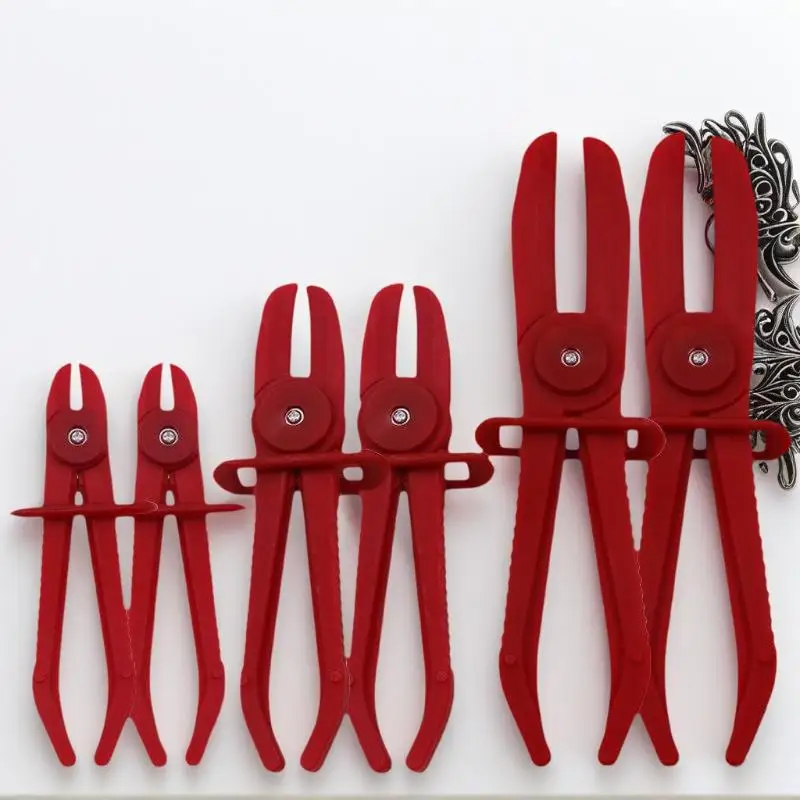 New 1/3Pcs Brake Fuel Water Line Clamp Plier Hands Free Tool Nylon Hose Clamp Tool Set Car Repair Tools Hose Pliers