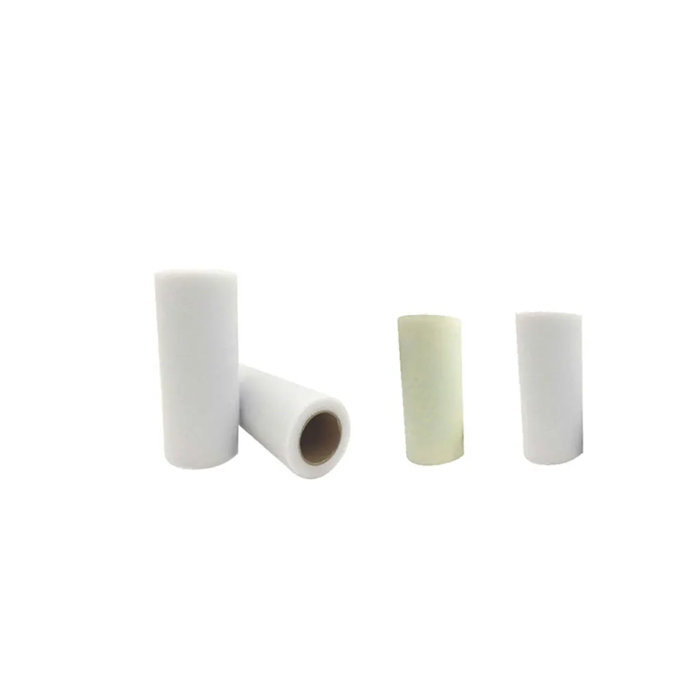 

2 Pcs 6 Inch Tutu Scroll Roll Spool Tulle Roll DIY Craft Gauze for Wedding Dress Decoration Party Supplies (White, Beige Style)