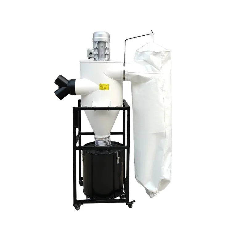 

STR Woodworking Double Silent Dust Collector Cyclone Industrial Vacuum Cleaner