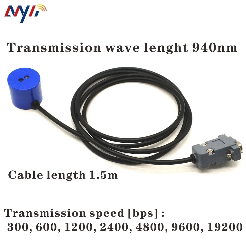 Iec1107 rs232 iec sonda óptica IEC62056-21 medidor inteligente medidor médio kwh medidor de sonda óptica