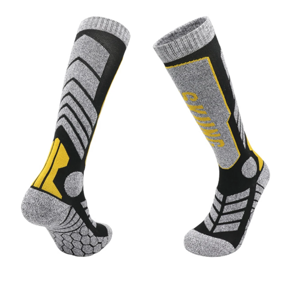 calzini da sci per giovani da uomo da donna in cotone addensato invernale per tenere al caldo sport all'aria aperta snowboard pattinaggio sci calze lunghe comode