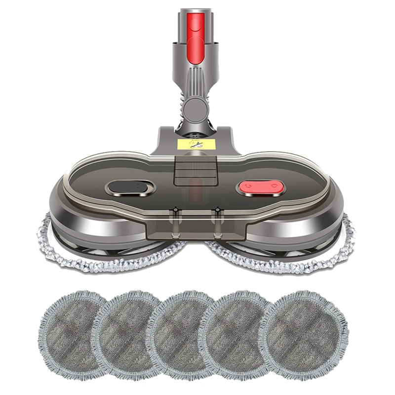 

Электрическая головка для сухой и влажной уборки для Dyson V7 V8 V10 V11, аксессуары для беспроводного пылесоса с насадками для швабры с резервуаром для воды