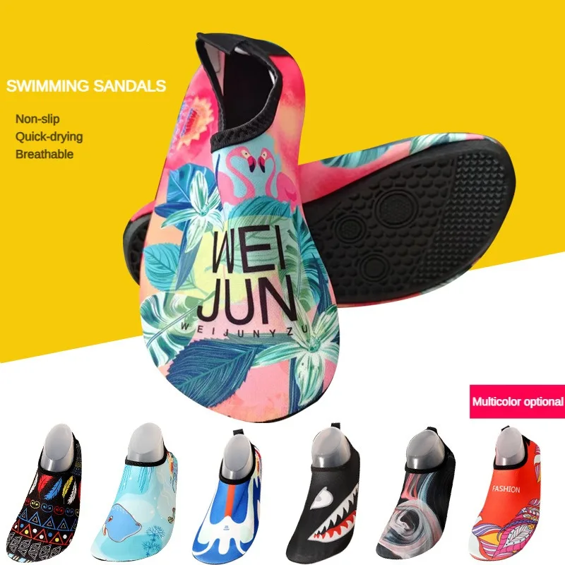 Summer Beach Swimming Shoes Quick-Dry Water Shoes Wading Sneaker Non-Slip Men Women Aqua Shoes For Barefoot Sneaker Snorkeling