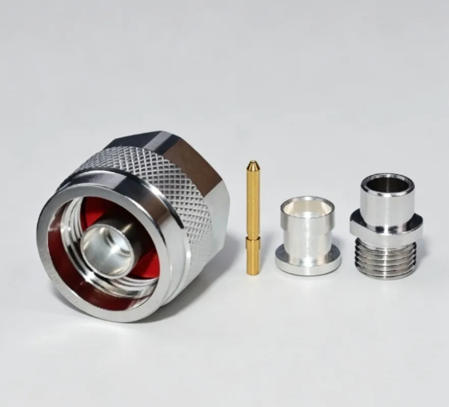 N-Type Male Connector 18GHz for RG141 RG402 Semi-Rigid Cable L16 RF Test Head Straight Plug 50Ω
