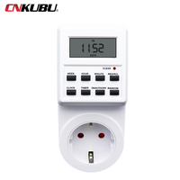 Electronic Digital Timer Switch Socket 24 Hour Cyclic EU UK AU US BR FR Plug Kitchen Timer Outlet Programmable Timing Socket